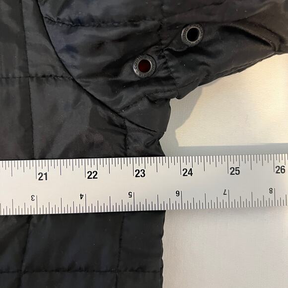 Hippy Tree Jacket Mens Large Black Full Zip Quilted Hunter Series Stow Away Hood - Picture 12 of 13